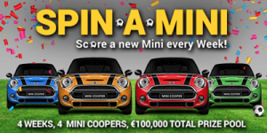 Mini Cooper Spin and Win Update