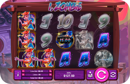 I,Zombie Video Slot Machine from Real Time Gaming